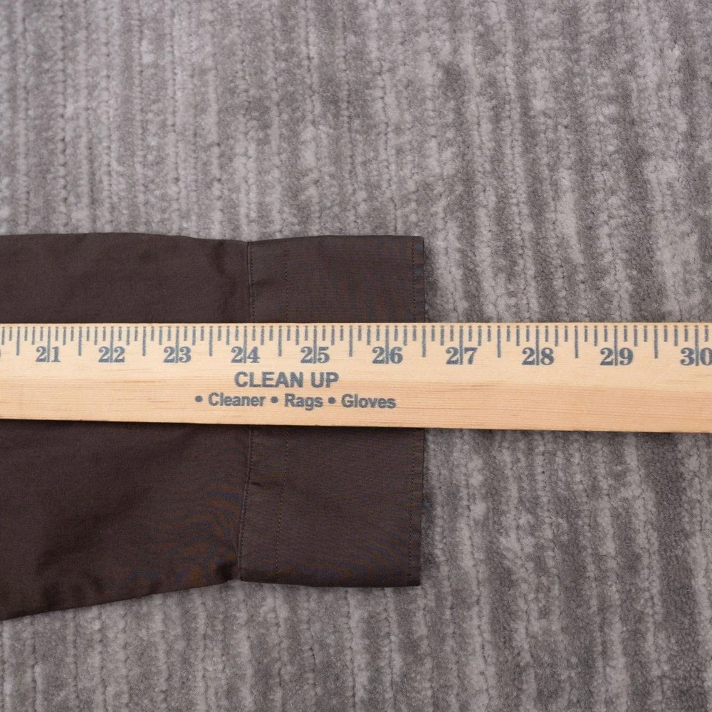 Banana Republic Button UP Shirt Mens XL Brown Cotton Slim Fit Long Sleeve